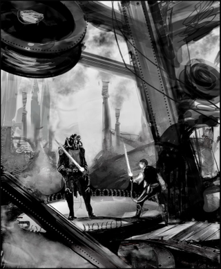 Illustration for article titled Steampunk LEGO TIE Fighter Beats the Crap Out of X-Wing, Shows Amazing Vision of Star Wars Universe